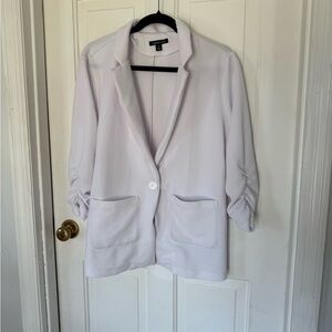 Robert Louis Light white  Open-Front Blazer